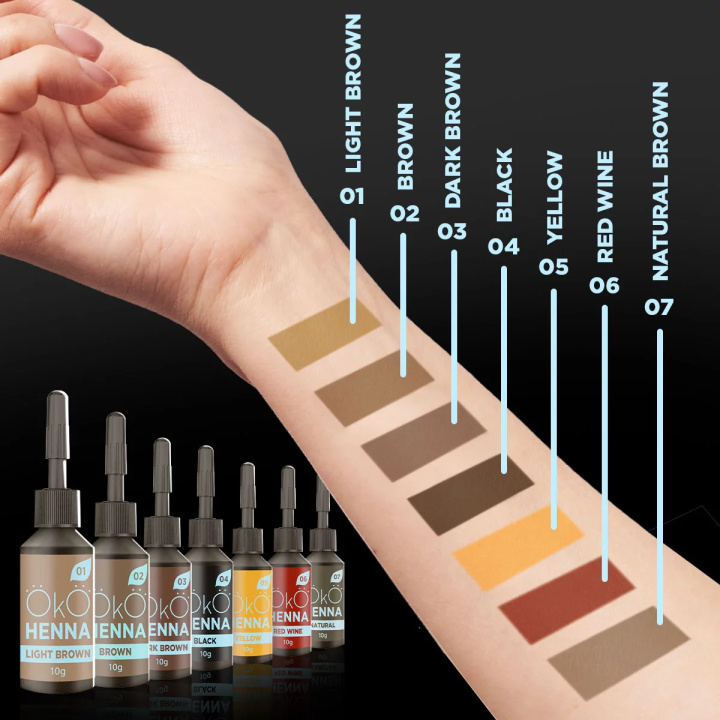 Oko Henna colors