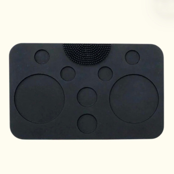 Professional hand-held silicone palette for brow master