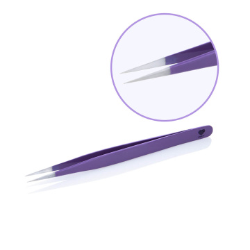 Lavander Line Eyelash Tweezers