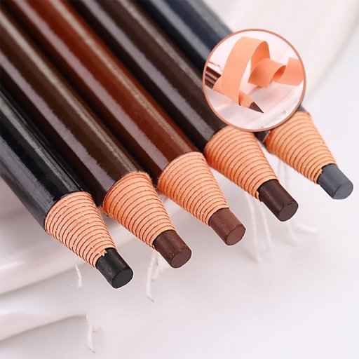 Eyebrow makeup pencils self sharpening