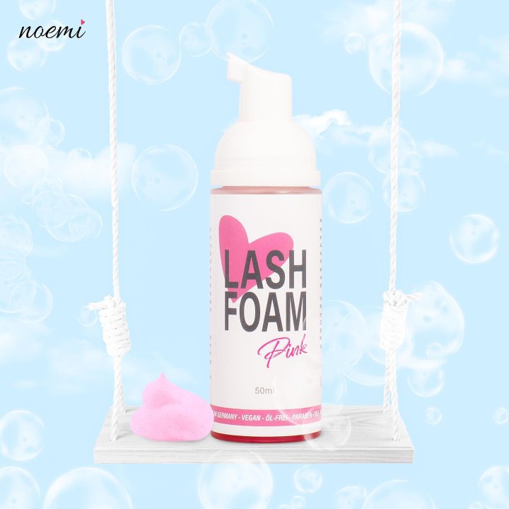Lash & Brow Shampoo Pink Foam