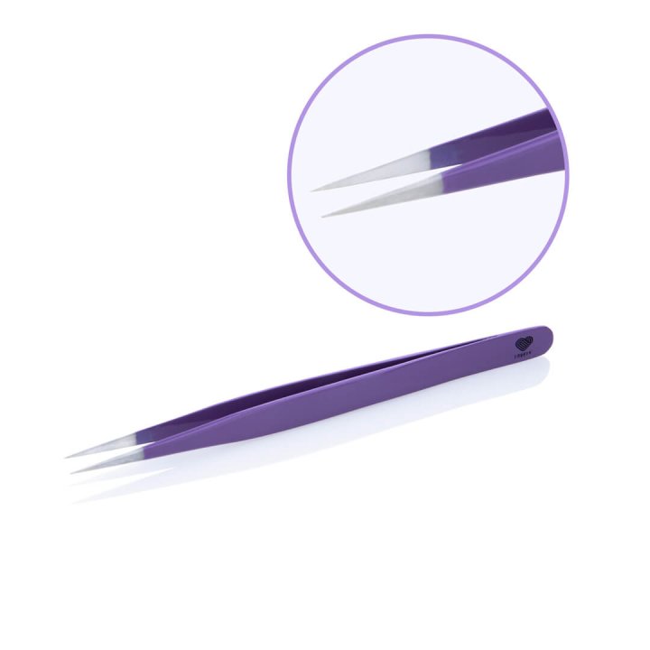 Lavander Line Eyelash Tweezers