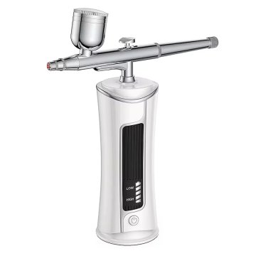 Portable airbrush with LED display, nozzle 0.4 mm