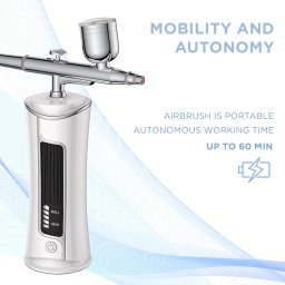 Preview image for  Portable airbrush with LED display, nozzle 0.4 mm