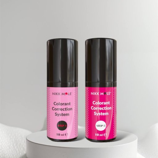 Colorant Correction System for eyebrows