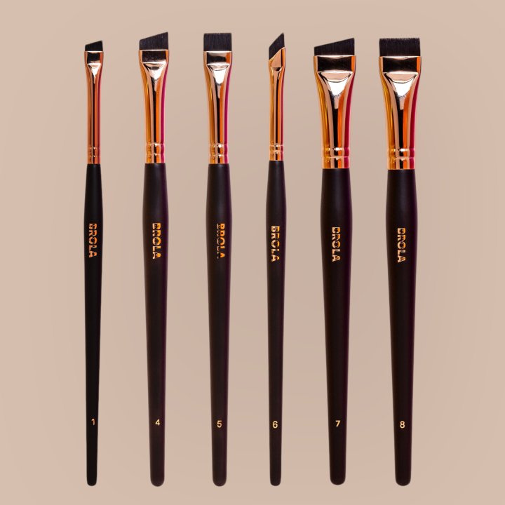 Brow Brushes - Black Gold